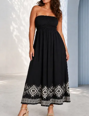 Rochie medie SHEIN CURVE, negru