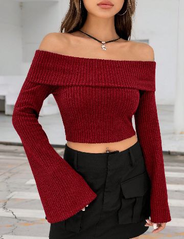 Top SHEIN, rosu