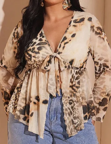 Bluza SHEIN CURVE, crem