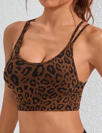 Bustiera SHEIN, animal print