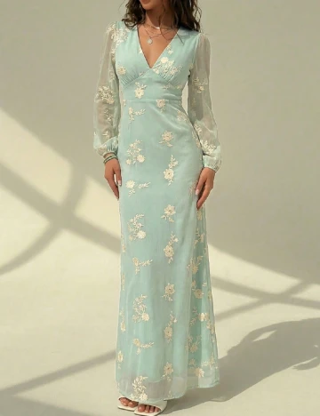 Rochie lunga SHEIN, turcoaz