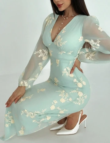 Rochie lunga SHEIN, turcoaz