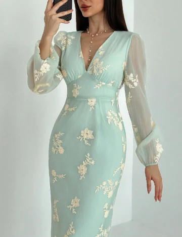 Rochie lunga SHEIN, turcoaz