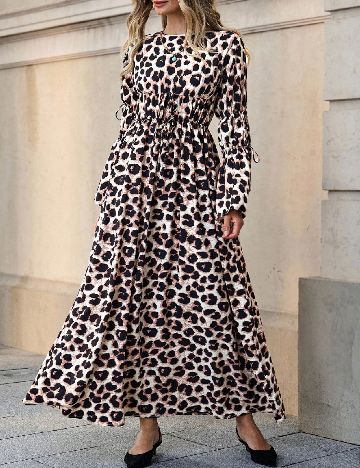 Rochie lunga SHEIN, animal print
