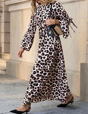 Rochie lunga SHEIN, animal print