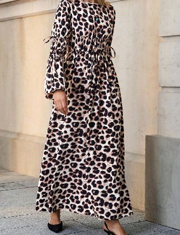 Rochie lunga SHEIN, animal print