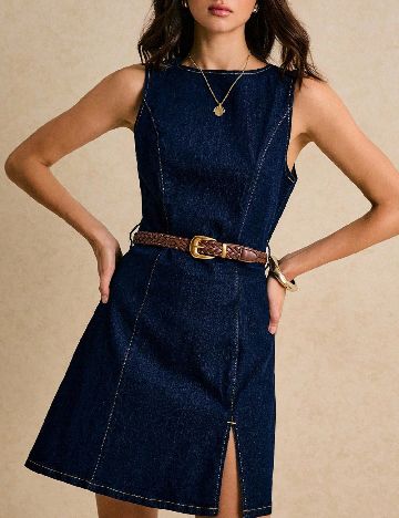 Rochie scurta Poeselle, bleumarin