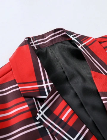 Costum SHEIN Plus Size Men, rosu