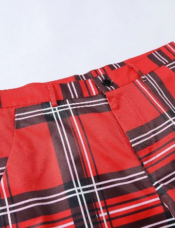 Costum SHEIN Plus Size Men, rosu