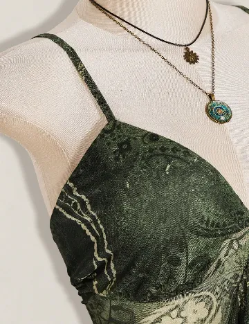 Top SHEIN CURVE, verde