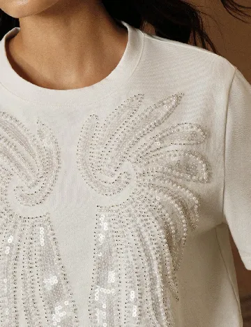 Tricou Anewsta, alb