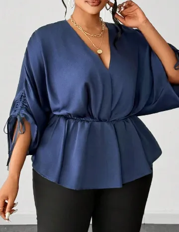 Bluza SHEIN CURVE, bleumarin