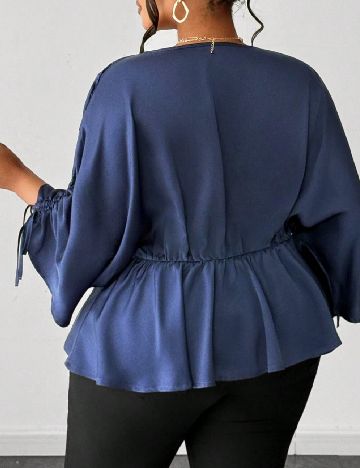 Bluza SHEIN CURVE, bleumarin