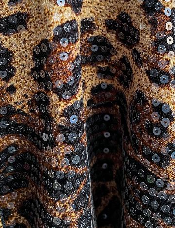 Salopeta SHEIN CURVE, animal print