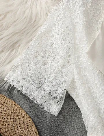 Rochie lunga SHEIN, ecru