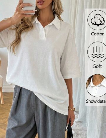 Tricou SHEIN, alb