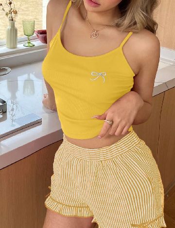 Pijama SHEIN, galben