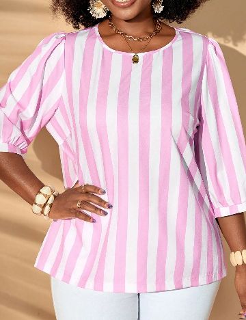 Bluza Emery Rose Curve, roz
