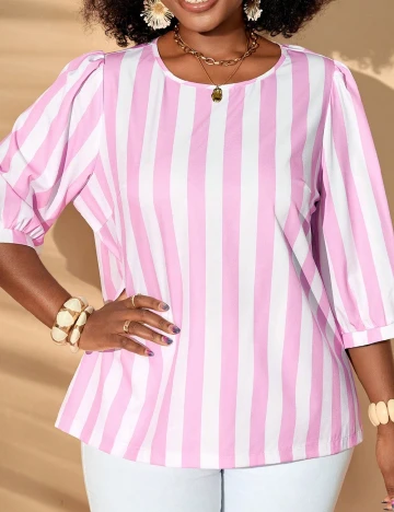 Bluza Emery Rose Curve, roz