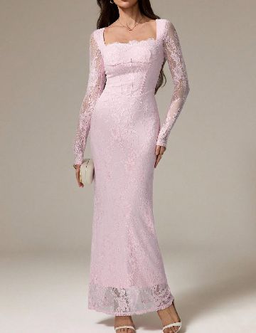 Rochie lunga SHEIN, roz