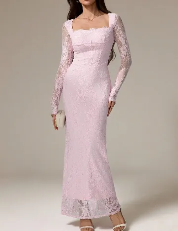 Rochie lunga SHEIN, roz