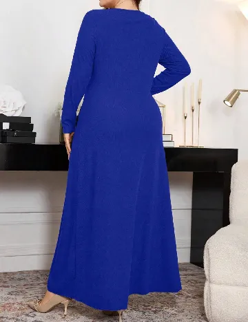 Rochie lunga SHEIN CURVE, albastru