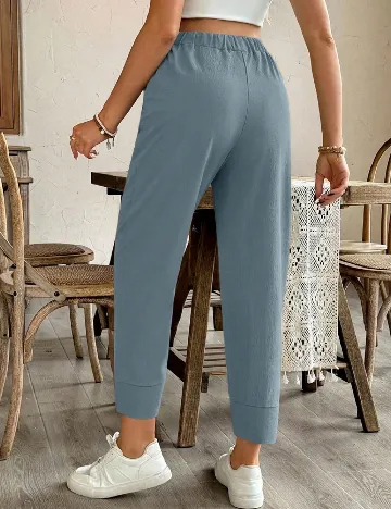 Pantaloni SHEIN Maternity, albastru