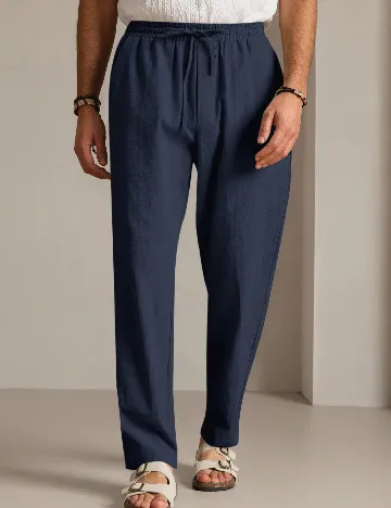 Pantaloni SHEIN, bleumarin