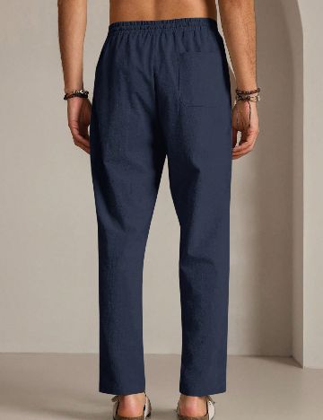 Pantaloni SHEIN, bleumarin