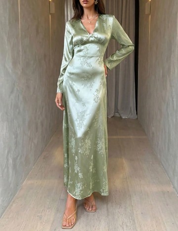 Rochie lunga SHEIN, verde