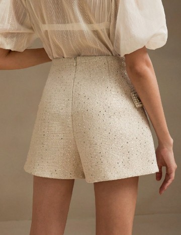 Pantaloni scurti Anewsta, crem