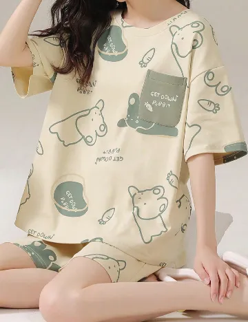 Pijama SHEIN, galben