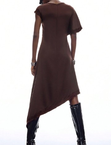 Rochie medie SHEIN, maro