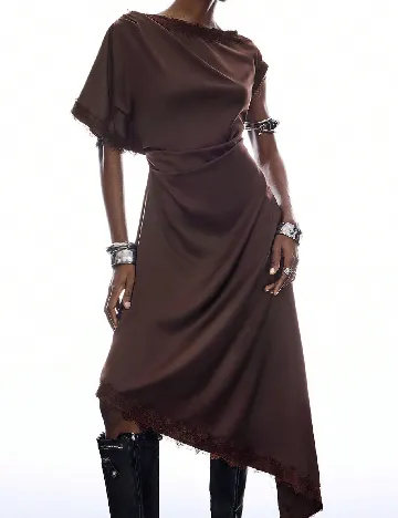 Rochie medie SHEIN, maro