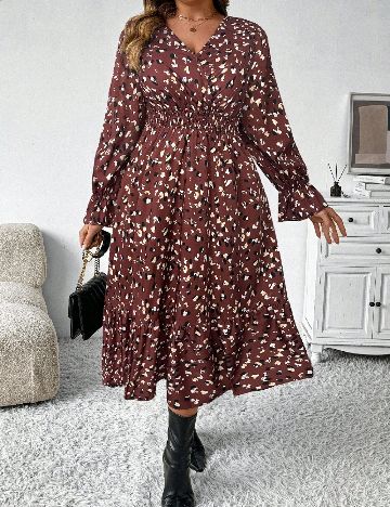 Rochie medie SHEIN CURVE, mix culori