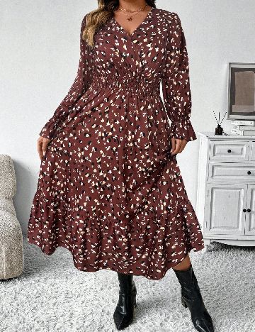 Rochie medie SHEIN CURVE, mix culori