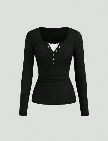 Bluza SHEIN, negru