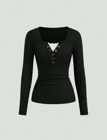 Bluza SHEIN, negru