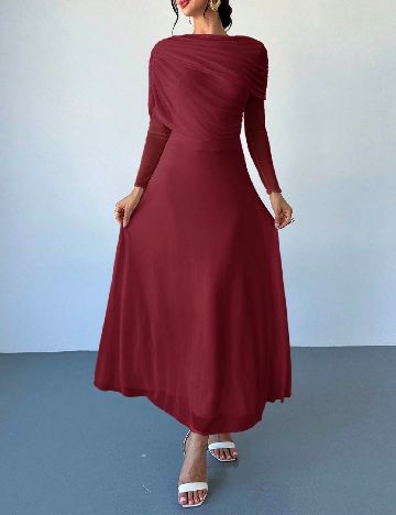 Rochie lunga SHEIN, grena