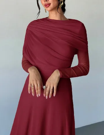 Rochie lunga SHEIN, grena