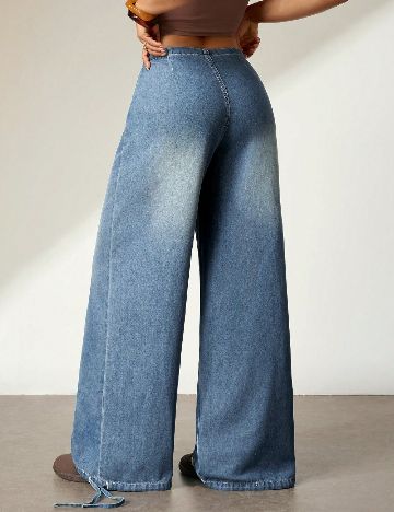 Pantaloni SHEIN, albastru