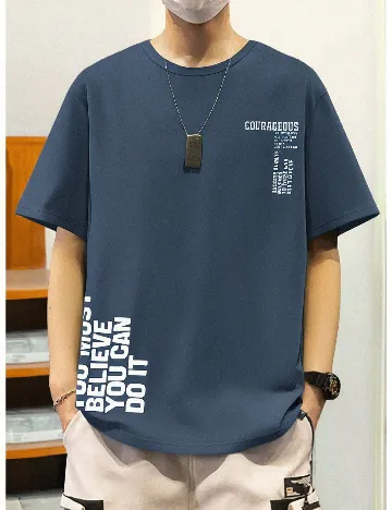 Tricou Shein Kids, albastru
