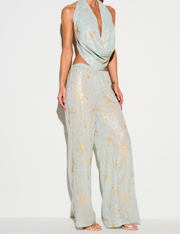 Pantaloni KIZN, albastru