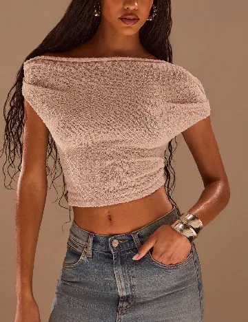 Top SHEIN, crem