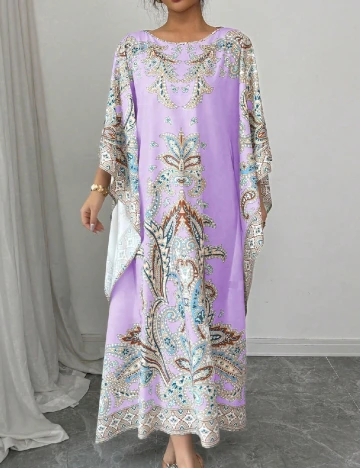 Rochie de tip Kaftan SHEIN, mov