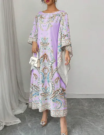 Rochie de tip Kaftan SHEIN, mov