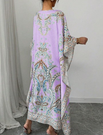 Rochie de tip Kaftan SHEIN, mov