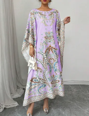 Rochie de tip Kaftan SHEIN, mov