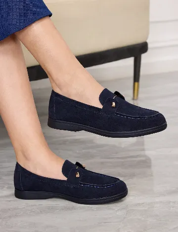 Mocasini SHEIN, bleumarin