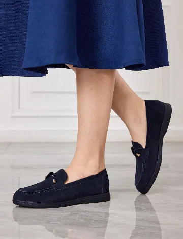 Mocasini SHEIN, bleumarin